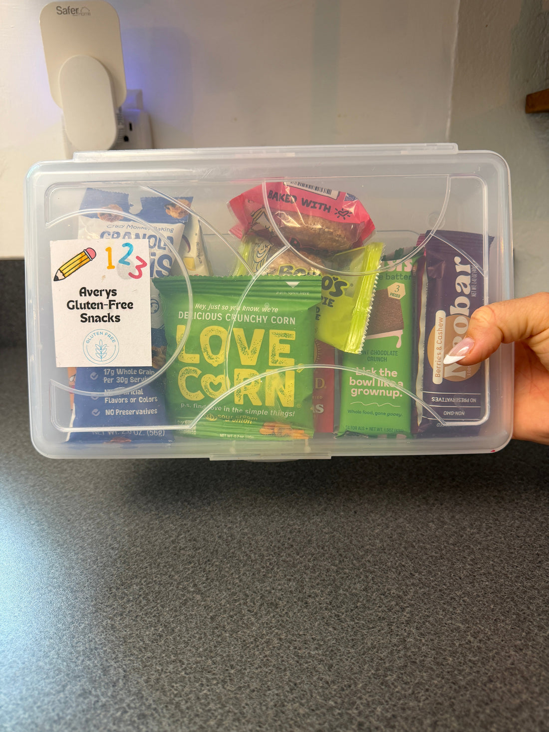 What I Keep in My Son's Desk for Gluten-Free Emergencies