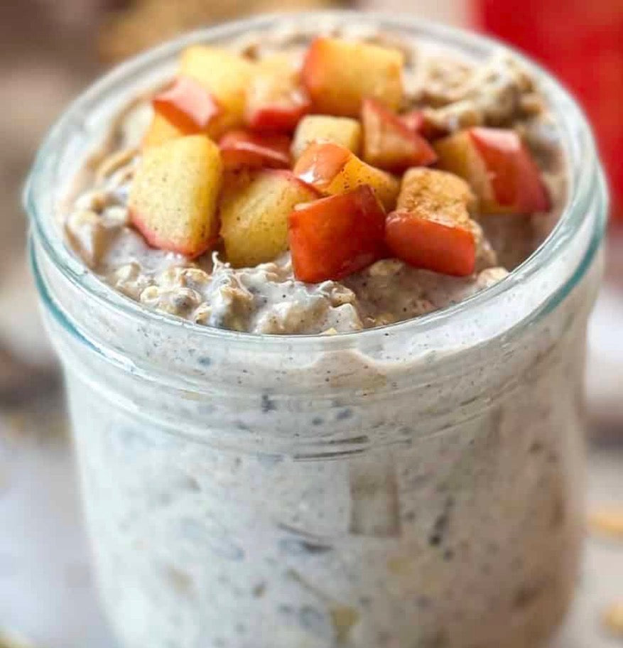 🍎 Apple Chai Crisp Overnight Oats